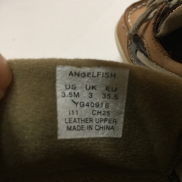 Sperry Angelfish Linen Leopard Shimmer Boat Shoe - Picture 7 of 7